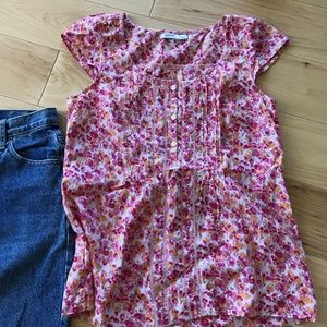 Pink Floral Top